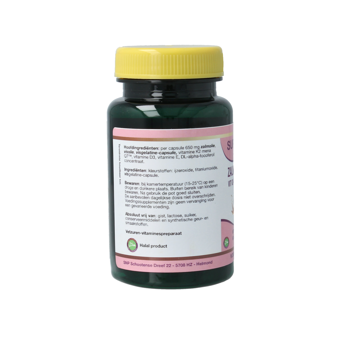 SNP Zalmolie & vit. K2 mena Q7 & vit. D3 & vit. E 60.00 Capsules