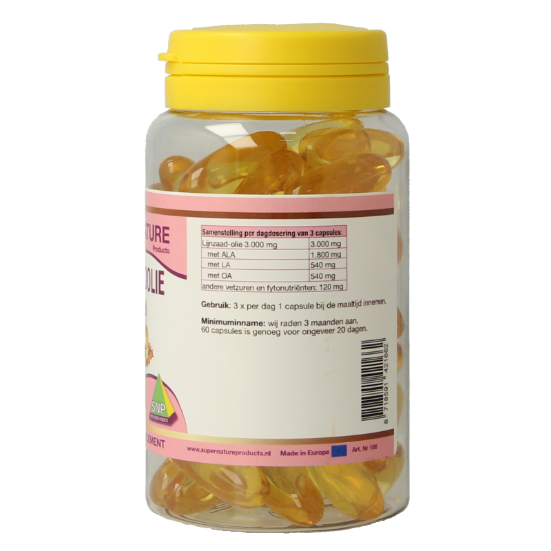 SNP Lijnzaadolie 1000mg 60 Capsules