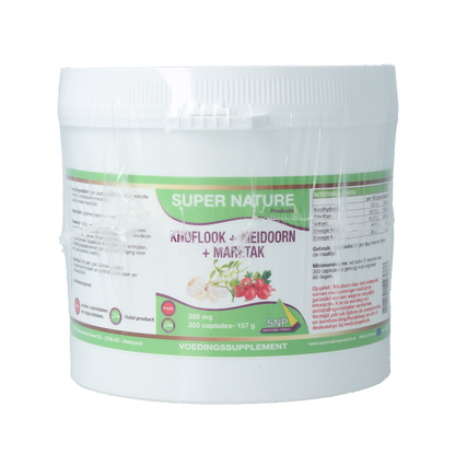 SNP Knoflook meidoorn maretak puur 350.00 Capsules