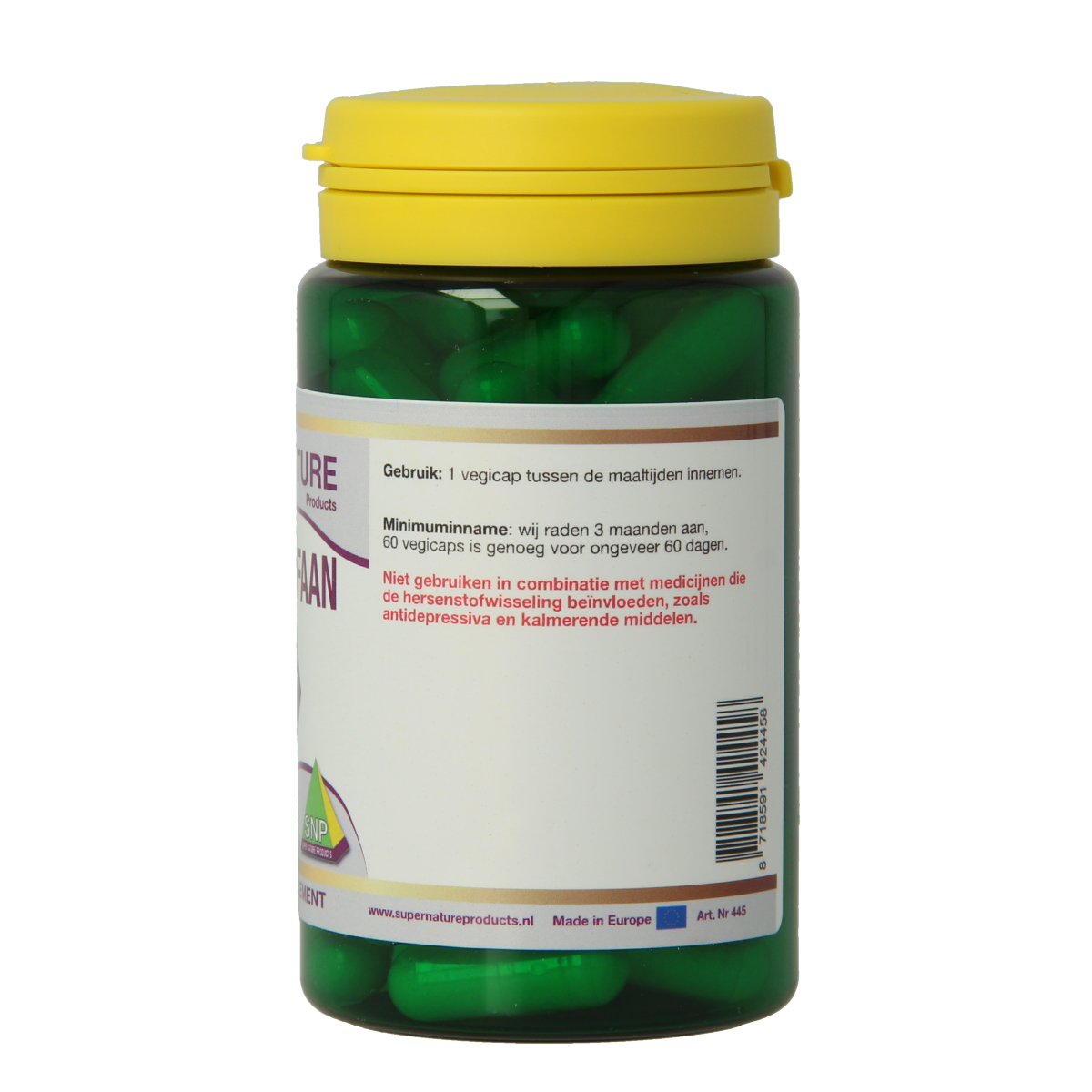 SNP L-Tryptofaan 500mg 60.00 Vegetarische capsules