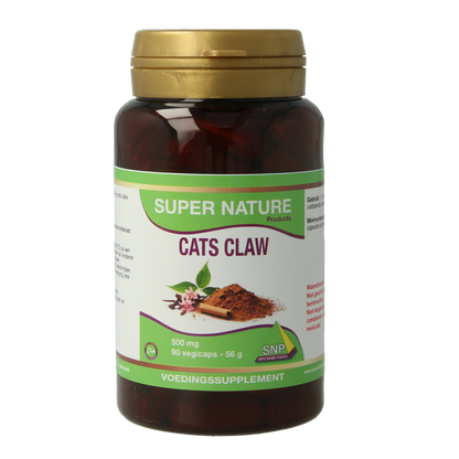 SNP Cats claw 500mg 90.00 Vegetarische capsules
