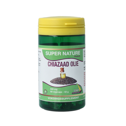 SNP Chiazaad olie 500mg 60.00 Vegetarische capsules