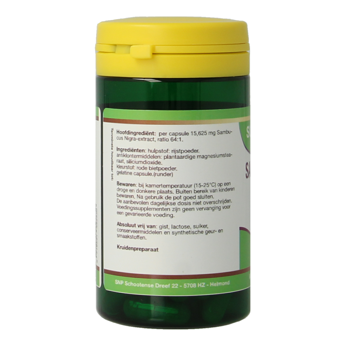 SNP Sambucus nigra zwarte vlierbes 60.00 Capsules