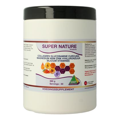 SNP Collageen glucosamine curcuma magnesium MSM 390.00 Gram