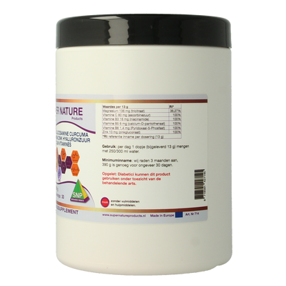 SNP Collageen glucosamine curcuma magnesium MSM 390.00 Gram