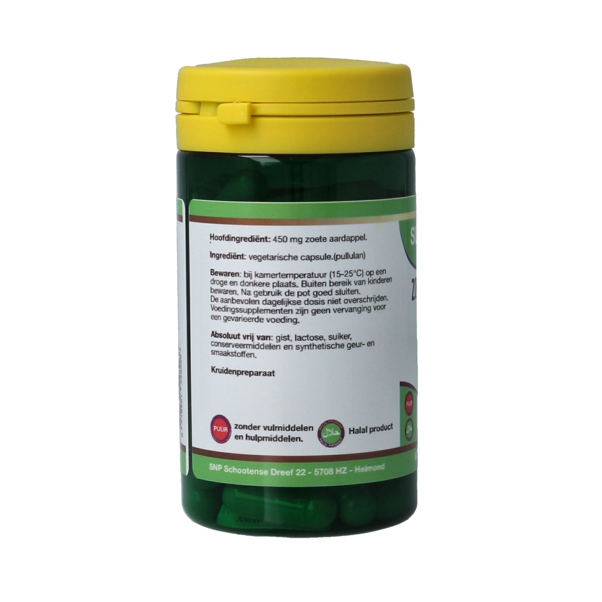 SNP Zoete aardappel puur 60.00 Vegetarische capsules