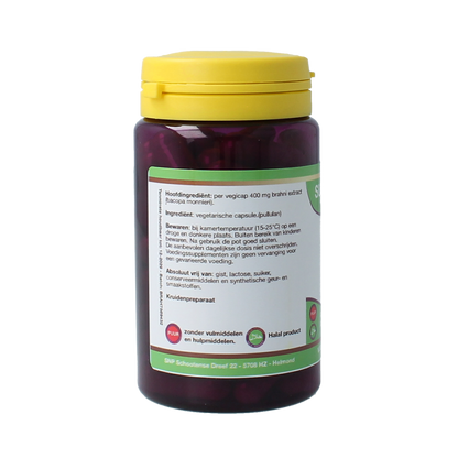 SNP Brahmi puur 60.00 Vegetarische capsules