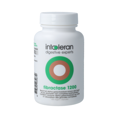 Intoleran Fibractase 1200 108.00 Vegetarische capsules