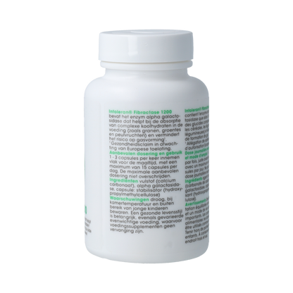Intoleran Fibractase 1200 108.00 Vegetarische capsules