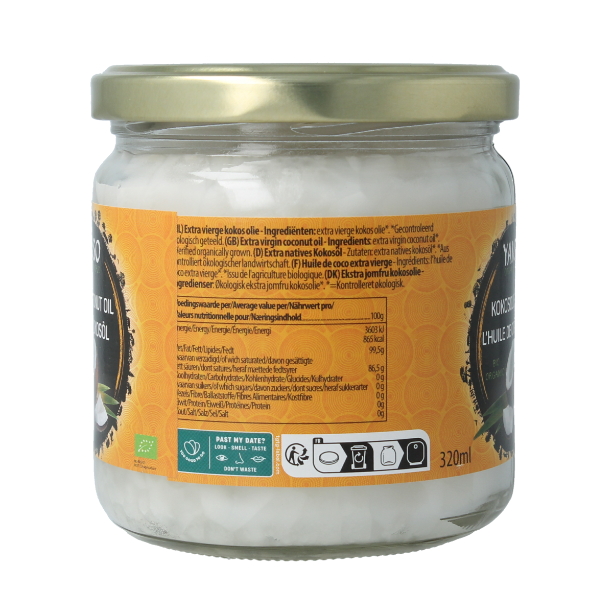 Yakso Kokosolie extra vierge bio 320.00 Milliliter