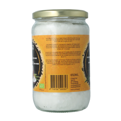 Yakso Kokosolie extra vierge bio 650.00 Milliliter