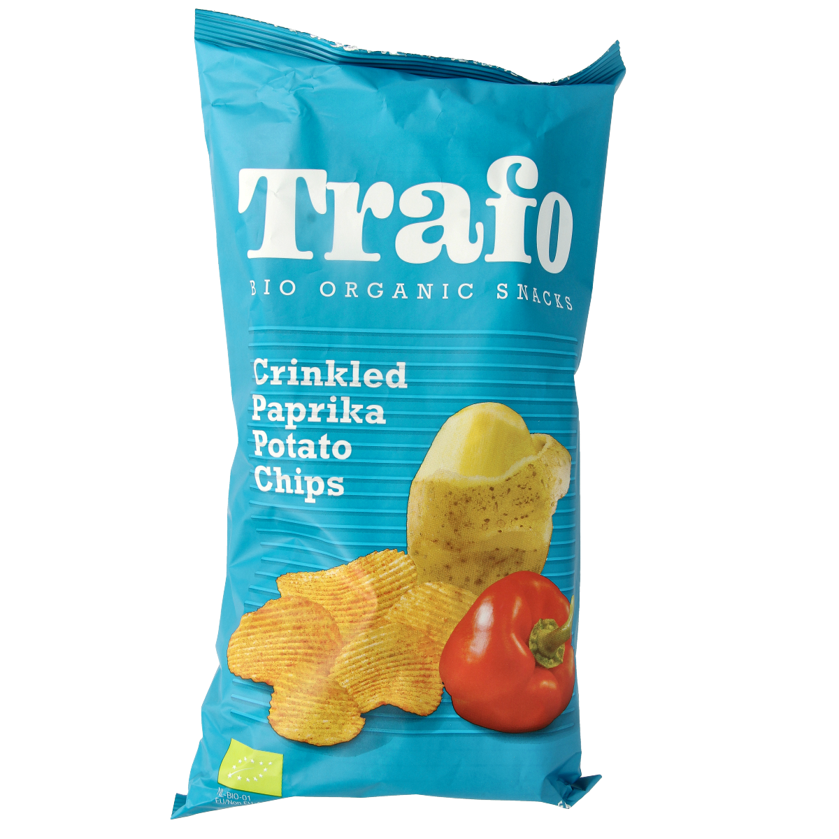 Trafo Ribbelchips paprika bio 125.00 Gram
