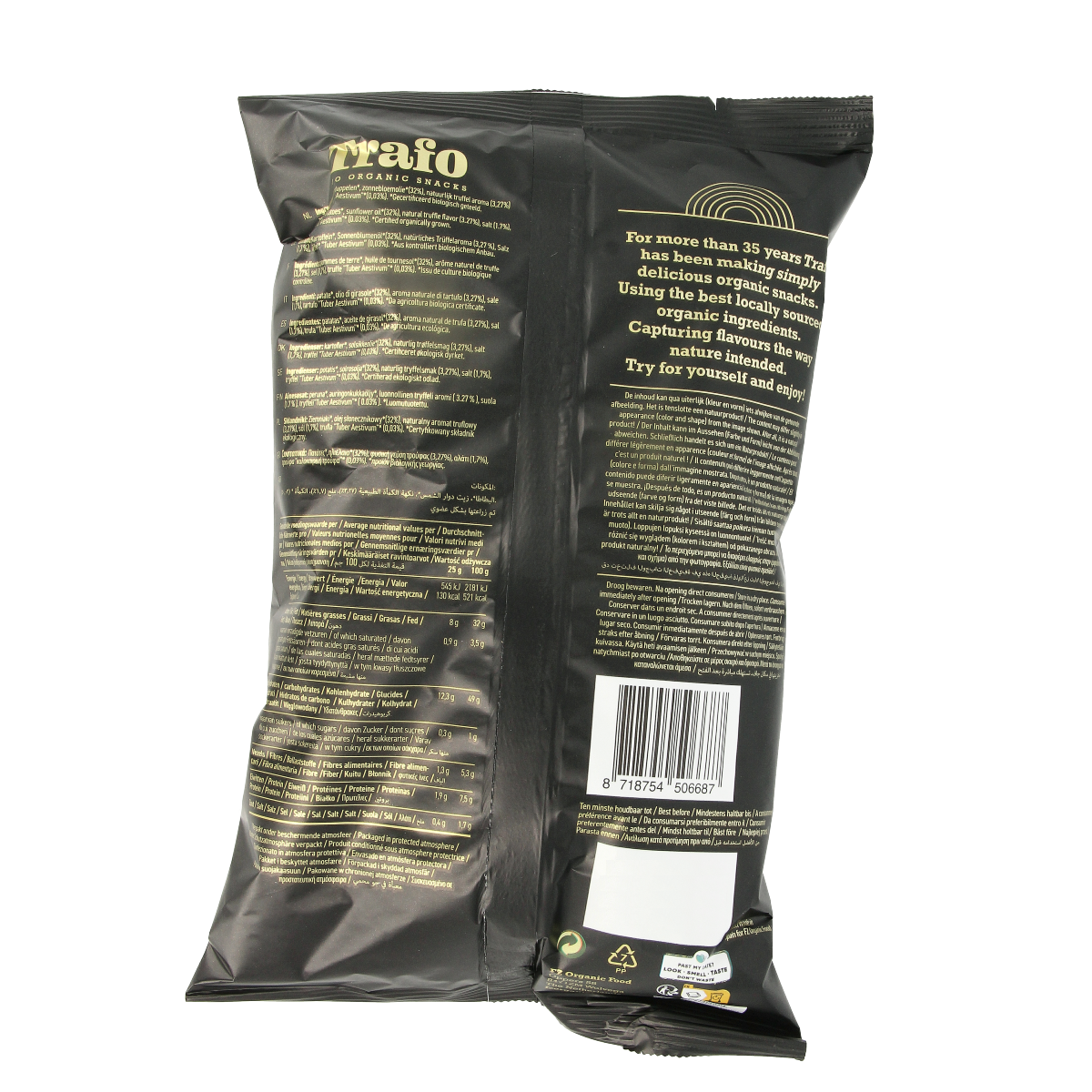 Trafo Truffle flavoured chips bio 100.00 Gram