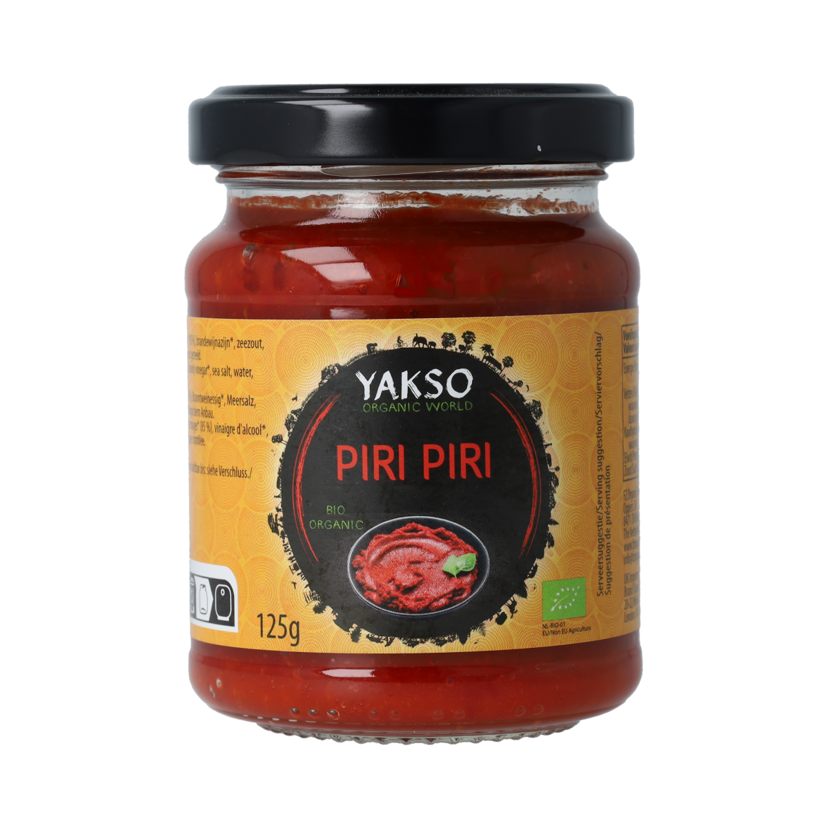 Yakso Piri Piri bio 125.00 Gram