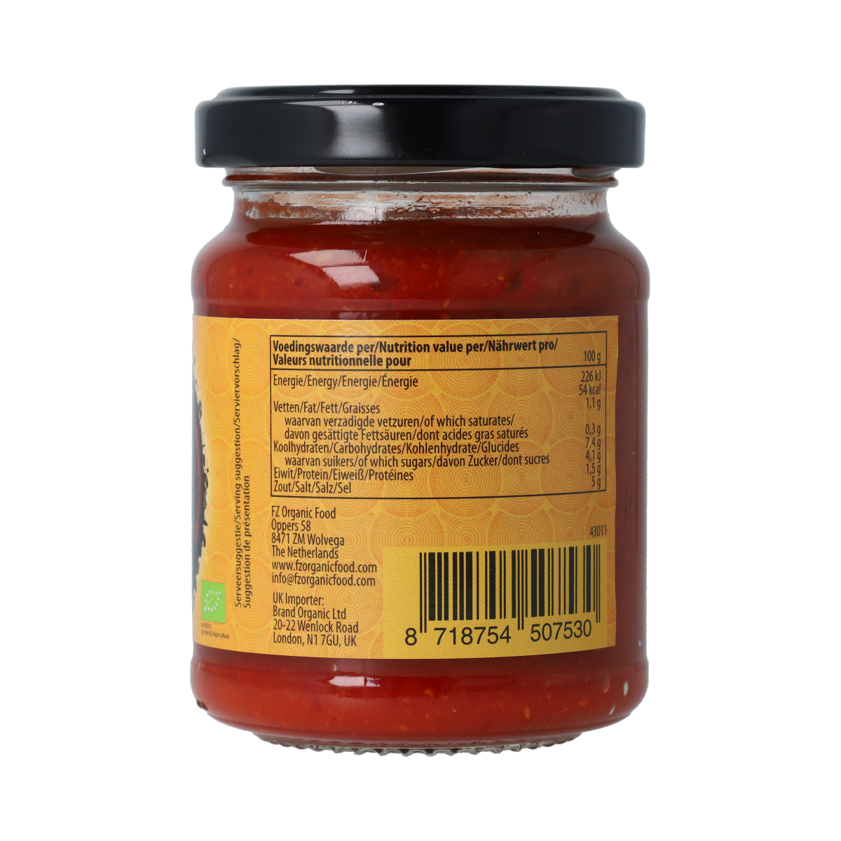 Yakso Piri Piri bio 125.00 Gram