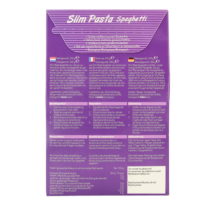 Slim Slim pasta spaghetti bio 270.00 Gram