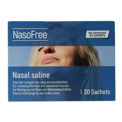 Dos Medical NasoFree nasaal saline spoelzout 2.5 gram 30.00 Stuks