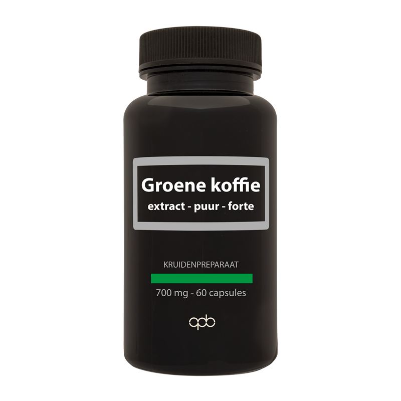 APB Holland Groene koffie extract puur forte 600mg 60.00 Capsules