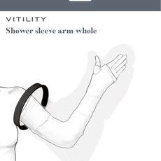 Vitility Douchehoes arm heel 1 Stuks