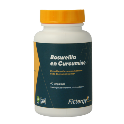 Fittergy Boswellia en curcumine 60 Vegetarische capsules