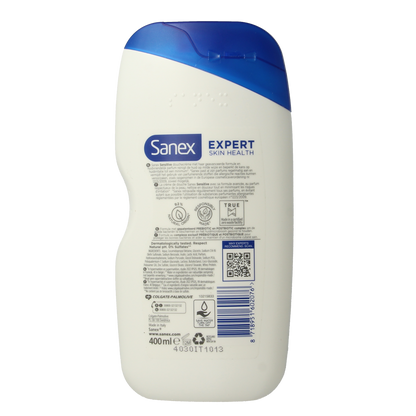 Sanex Expert skin health sensitive douchegel 400.00 Milliliter