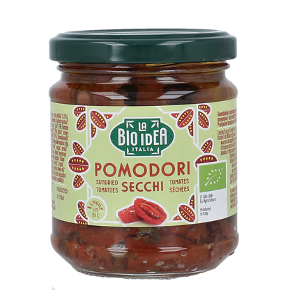 La Bio Idea Zongedroogde tomaten in olijfolie bio 190.00 Gram