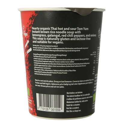 Onoff Instant noodlesoup tom yum bio 75.00 Gram