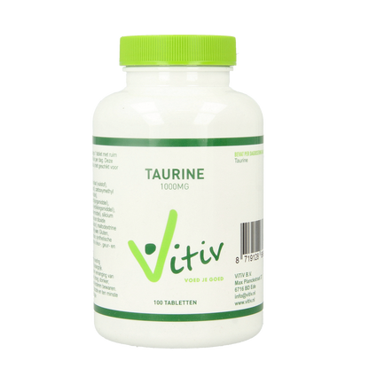 Vitiv Taurine 1000mg 100.00 Tabletten
