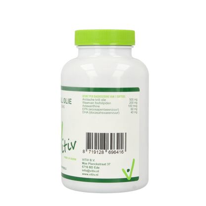 Vitiv Krillolie 500mg antartic 100 Softgels