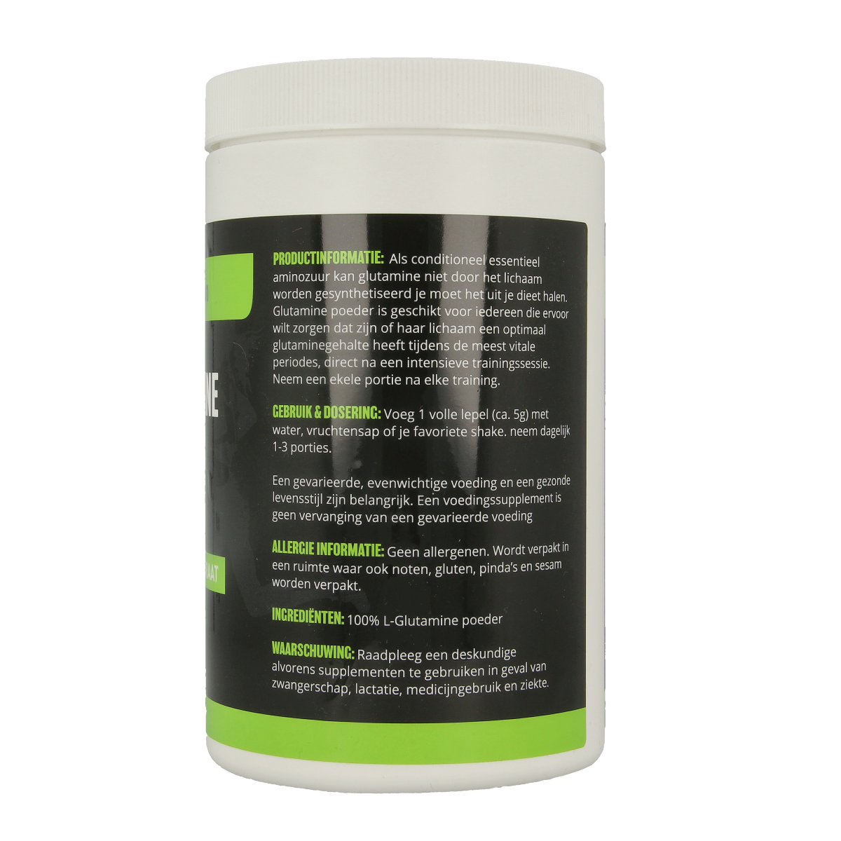 MijnNatuurwinkel L Glutaminepoeder 500.00 Gram
