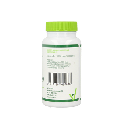 Vitiv Vitamine B12 actief 100.00 Zuigtabletten