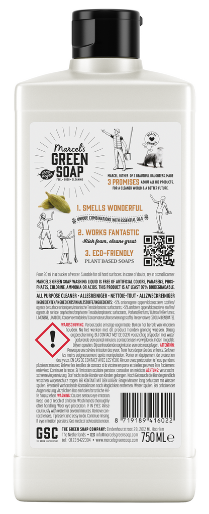 Marcel's Green Soap Allesreiniger sandelhout & kardemom 750.00 Milliliter