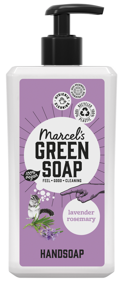 Marcel's Green Soap Handzeep lavendel & rozemarijn 500.00 Milliliter