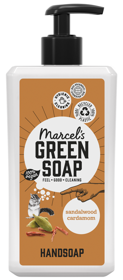 Marcel's Green Soap Handzeep sandelhout & kardemom 500.00 Milliliter