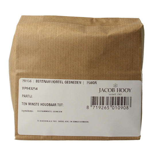 Jacob Hooy Bertramwortel gesneden  250.00 Gram