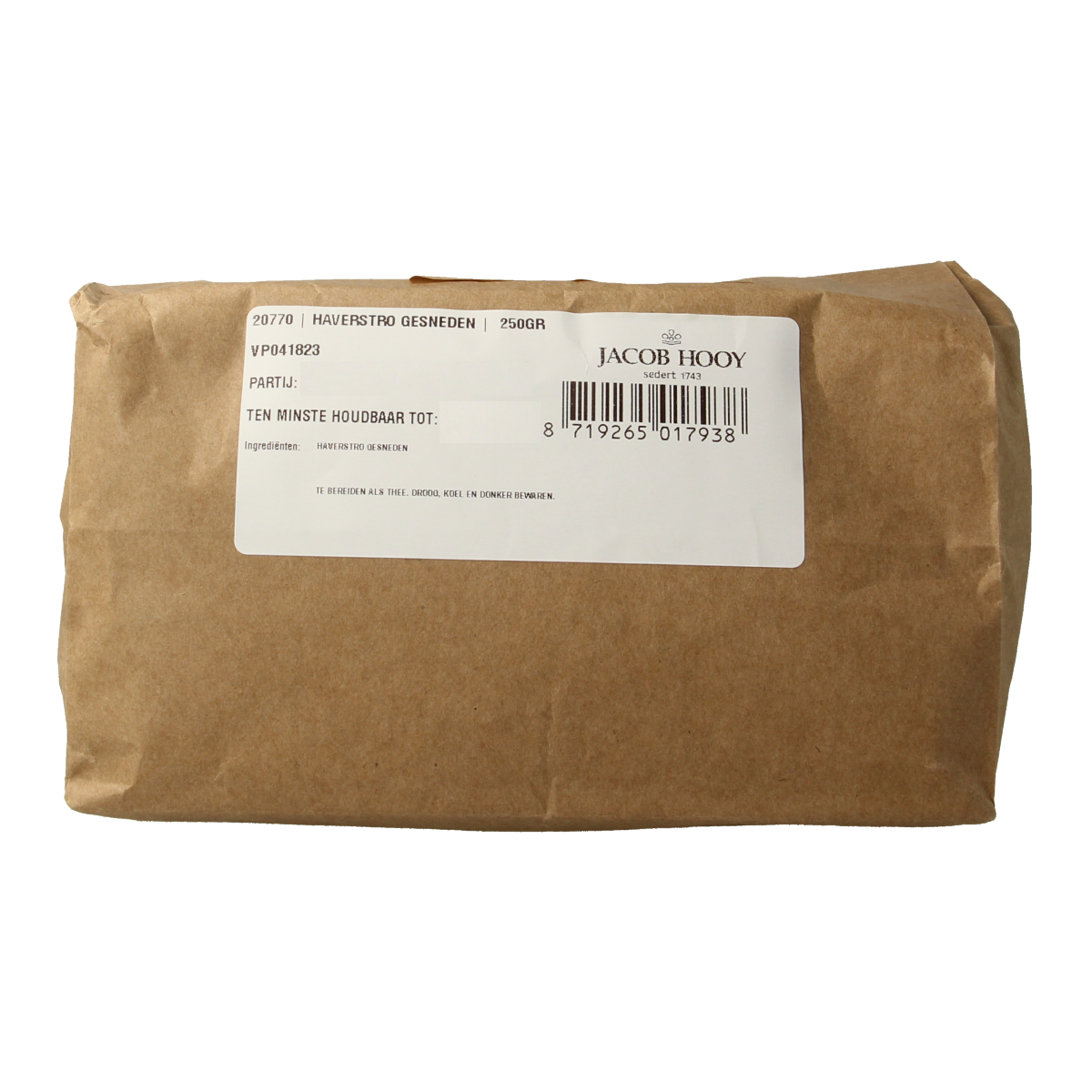Jacob Hooy Haverstro gesneden 250.00 Gram