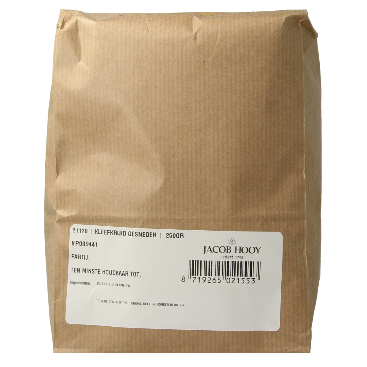 Jacob Hooy Kleefkruid 250.00 Gram