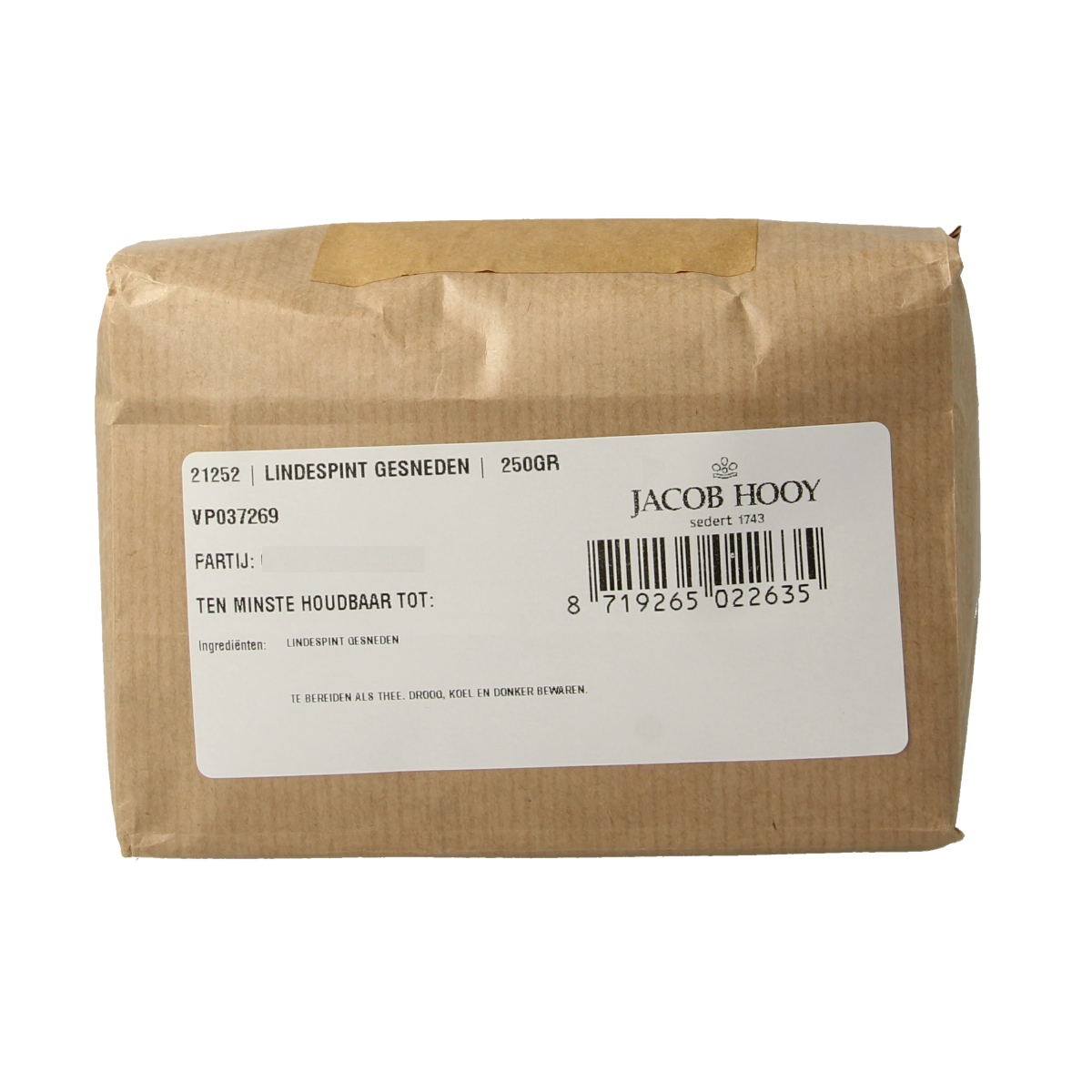 Jacob Hooy Lindespint 250.00 Gram