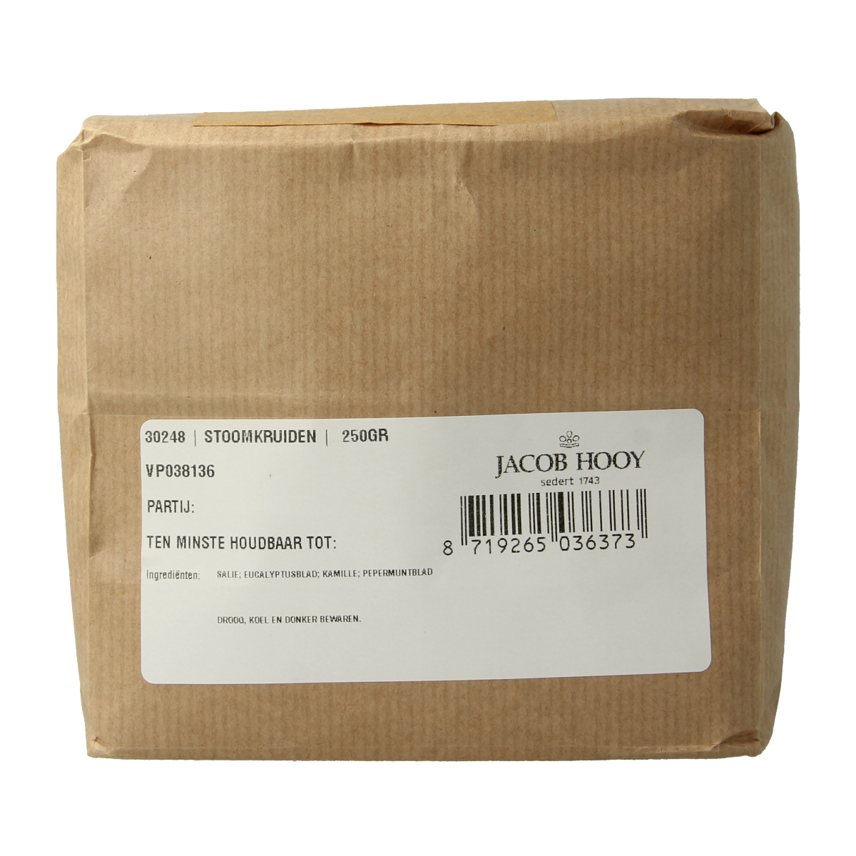 Jacob Hooy Stoomkruiden 250.00 Gram