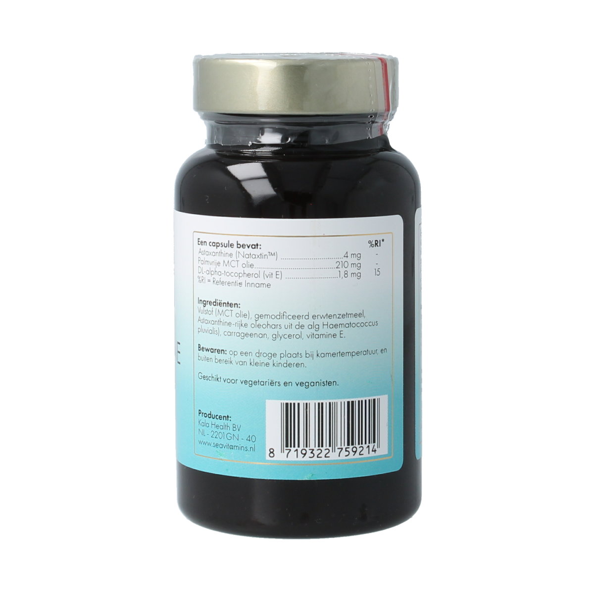 Sea Vitamins Astaxanthine vegan 90.00 Vegetarische capsules