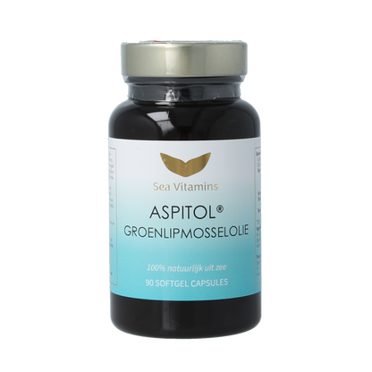 Sea Vitamins Groenlipmosselolie aspitol 90.00 Vegetarische capsules