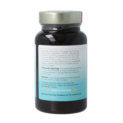 Sea Vitamins Vitamine D3 K2 uit zee 90.00 Vegetarische capsules