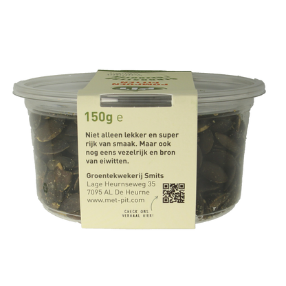 Met PIT Pompoenpitten geroosterd/gezouten 150.00 Gram