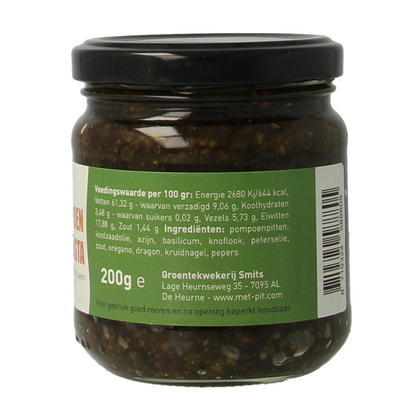 Met PIT Pompoenpit pasta 200.00 Gram