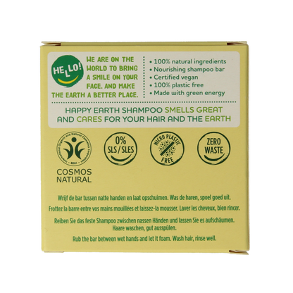 Happy Earth Shampoobar volume & shine 70 Gram