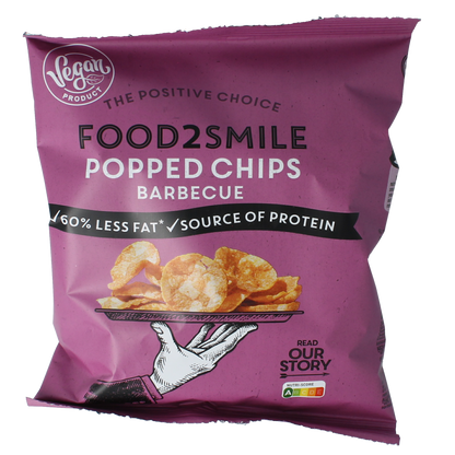 Food2Smile Popped chips barbeque 25.00 Gram