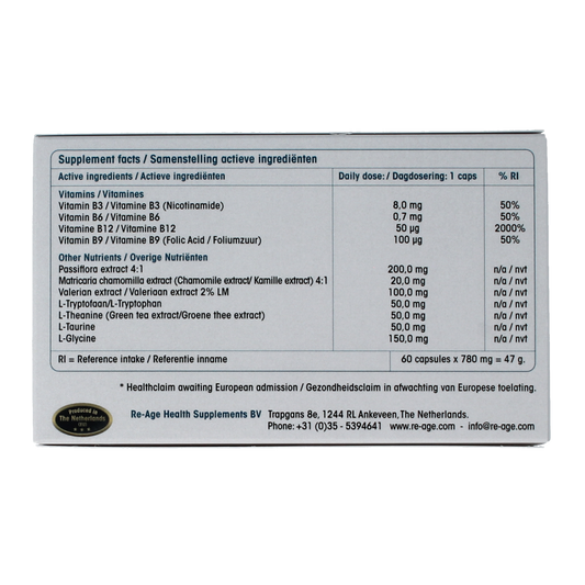 ReAge Calm & relax 60.00 Capsules