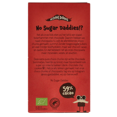 No Sugar Daddies Choco chunks extra puur bio 180.00 Gram