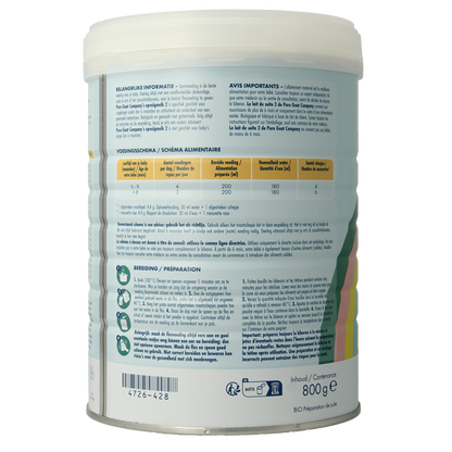 Pure Goat Opvolgmelk 2 bio 800.00 Gram