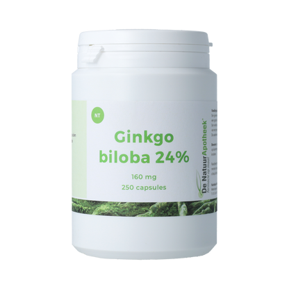 Natuurapotheek Ginkgo biloba 24% 160mg 250.00 Capsules